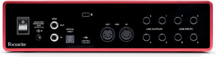 Image du produit Focusrite Scarlett 18i8 3ème gène (USB)