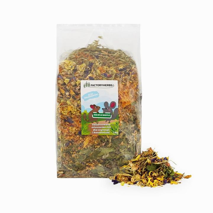 Actual product image FAE FACTORYHERBS Nie byle badyle dla Szynszyli i Koszatniczki 1kg (1 kg, 1 x)