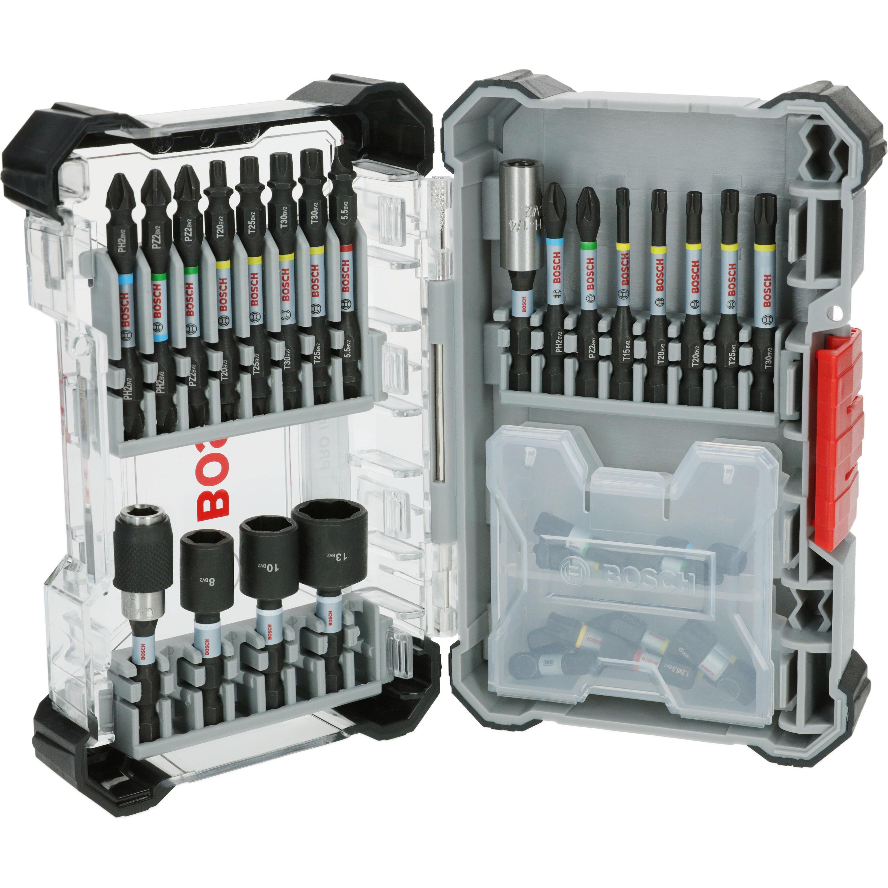 Bosch Professional Zubehör, Bits, PRO Impact Schrauberbit-Set, 35-tlg.
