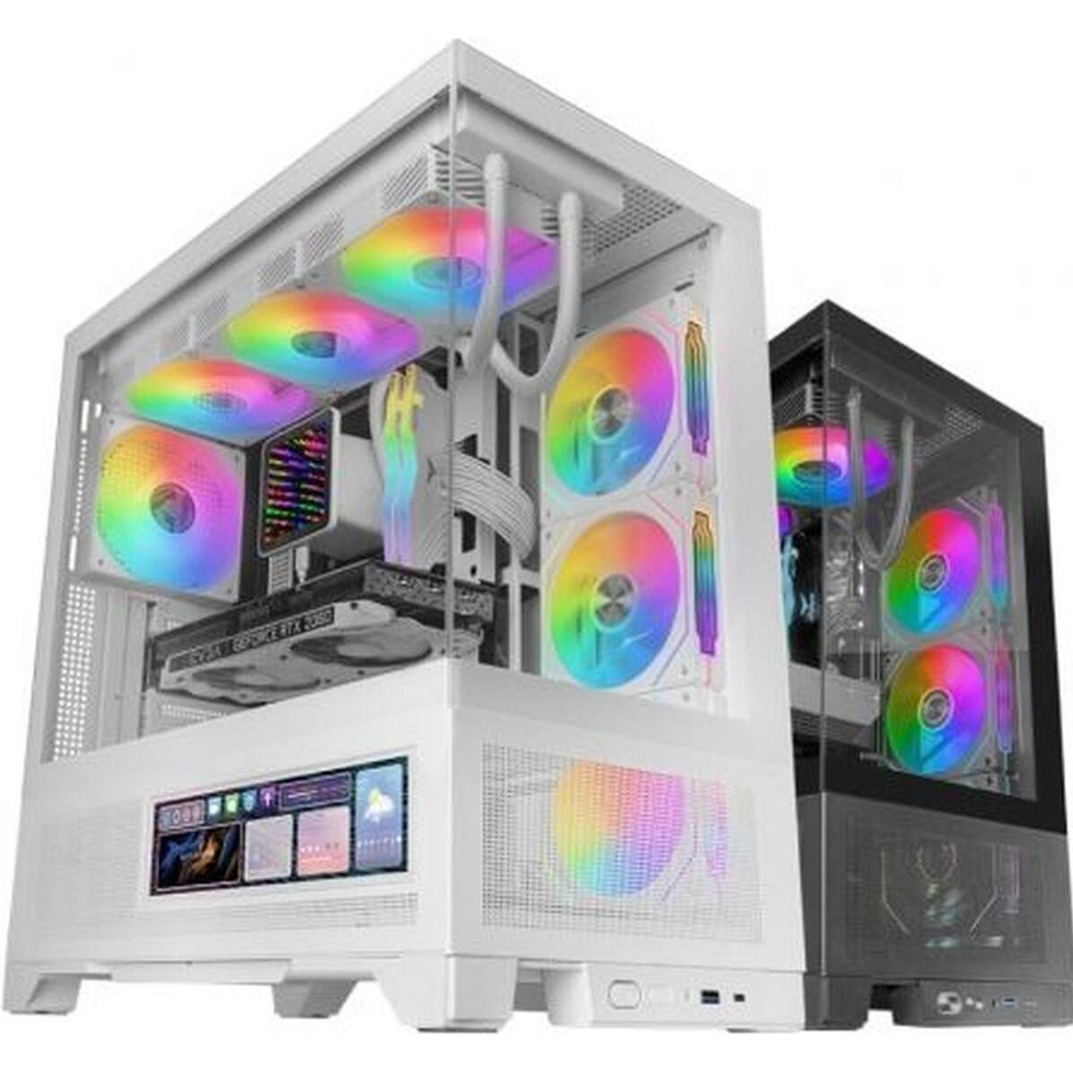 Mars Gaming Bianco 8435693112563 (Mini-Itx, Matx, Atx), Case Pc,