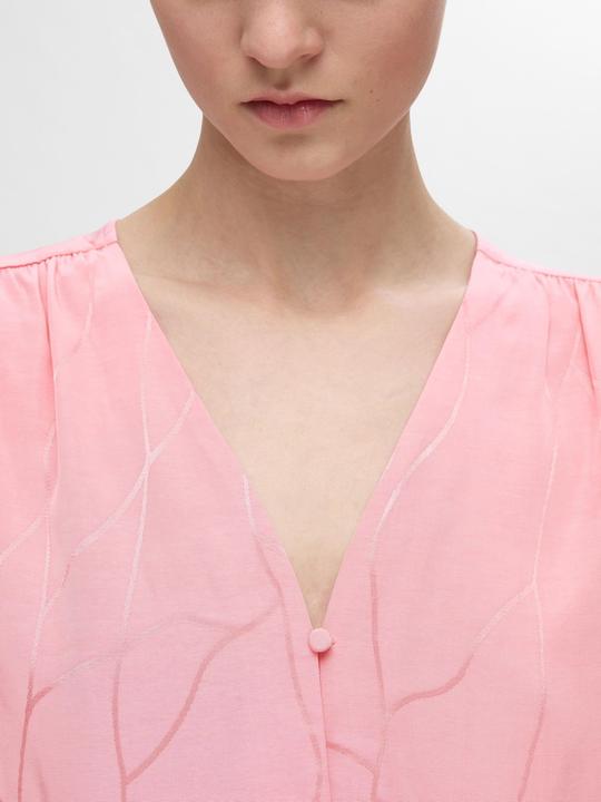 Actual product image Selected Print top with V-neck (36)