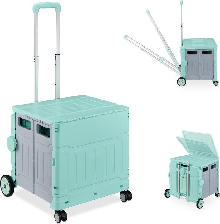 Image du produit Relaxdays Chariot de courses