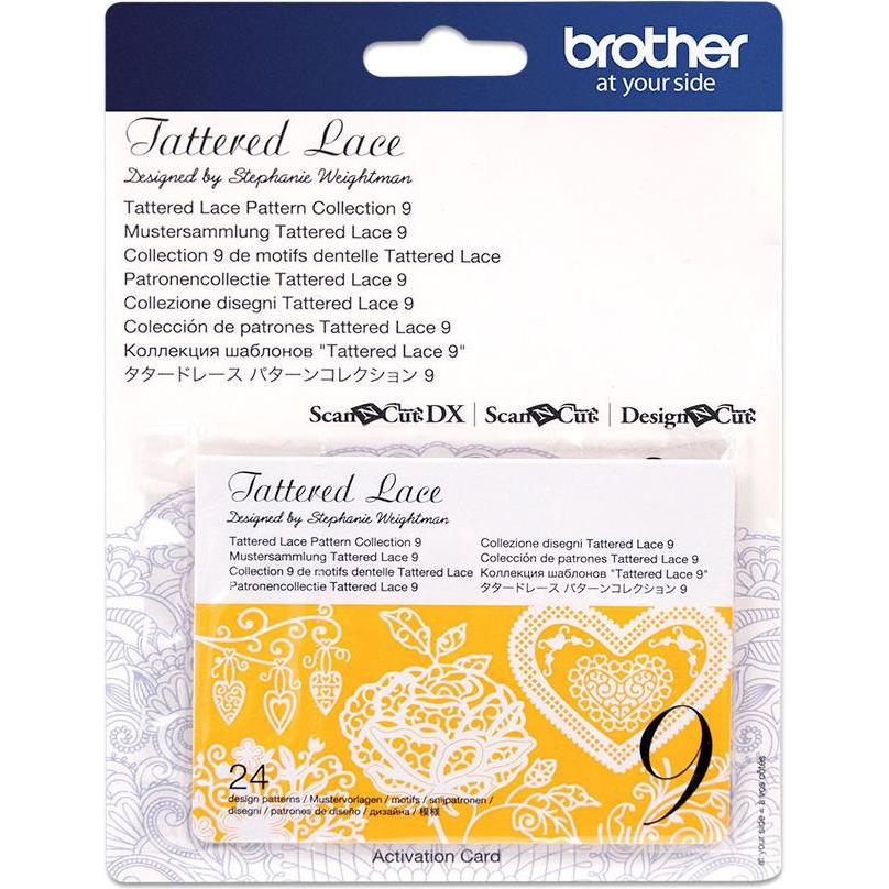Brother Mustersammlung - Tattered Lace Nr. 9 - 24 Designs