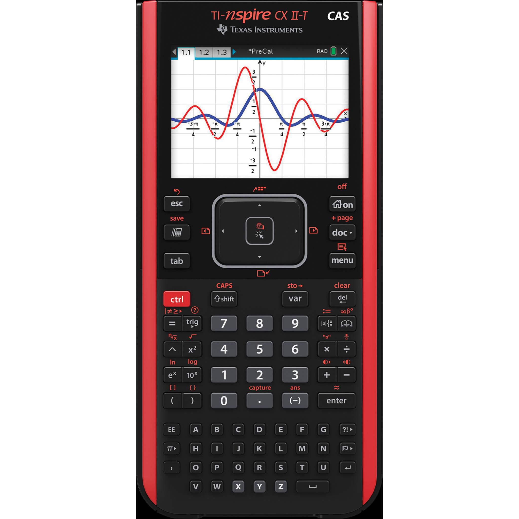 TI, Taschenrechner, Nspire CX II-T CAS (Akku)
