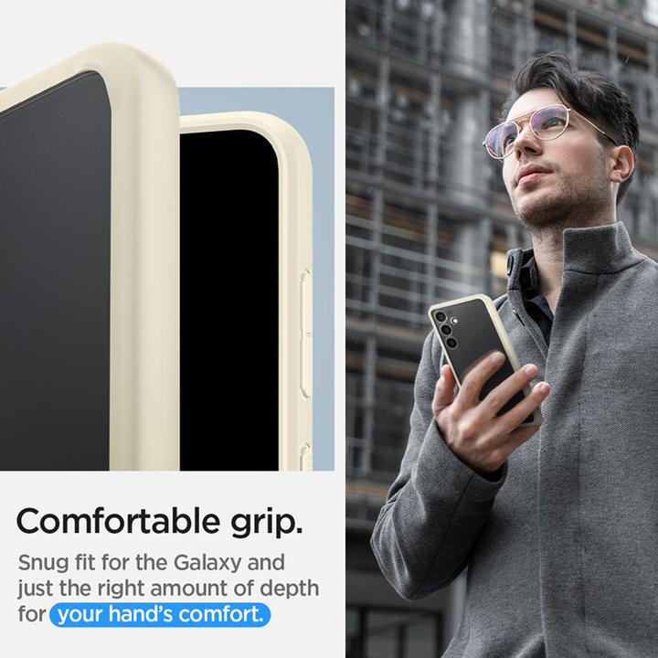 Actual product image Spigen Ultra Hybrid Sam S24 S921 beżowy/mute beige ACS07416 (Samsung Galaxy S24, Samsung Galaxy S24 Ultra)