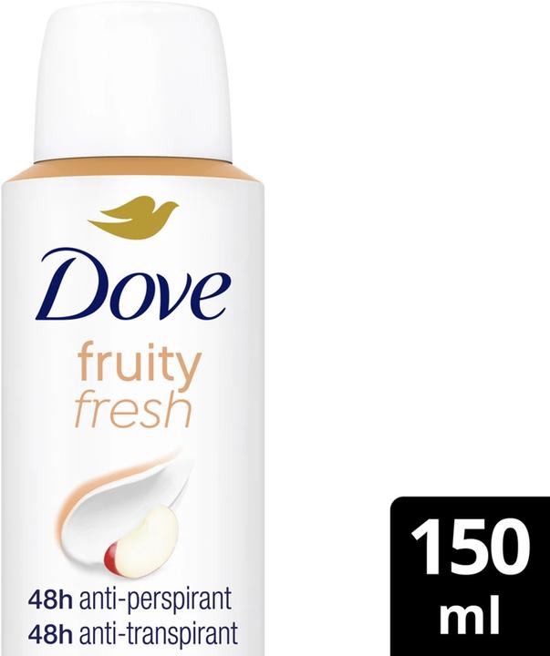 Actual product image Dove Fruity Fresh Antiperspirant Spray 150 Ml (Spray, 150 ml)