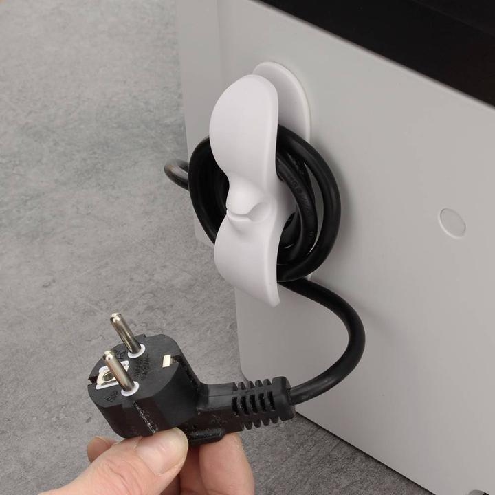 Produktbild Quadrios 23CA244 Kabelhalter selbstklebend 23CA244 Schwarz, Grau, Weiss 6 St.