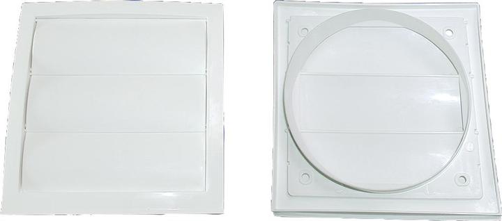 Produktbild AirTec Jalousieklappe m.bewegl.Lamellen Rundanschluss, 100cm, weiss