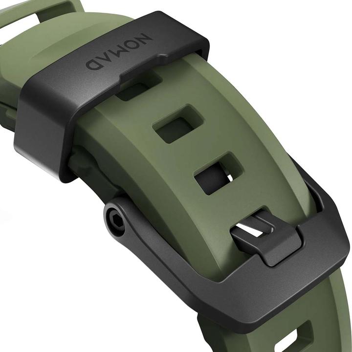 Actual product image Nomad Rocky Point Band 42/44/45mm Forest (45 mm, Leather, Plastic, Titanium, Tyres)