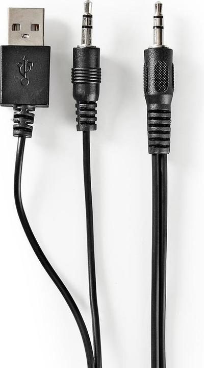 Produktbild Nedis PC-Lautsprecher - Stromversorgung über USB - Subwoofer - Anschlüsse Eingang: 1x 3.5 mm - 2.1 (1 Stk., 16 W)