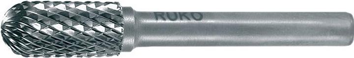 Ruko Frässtift WRC Ø 16 mm Kopflänge 25 mm Schaft-Ø 6 mm Hartmetall Blank Verzahnung KVZ 4