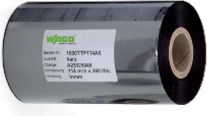 Produktbild Wago Thermotransferfarbband (10 cm, Schwarz)