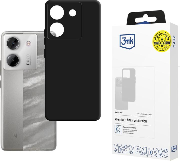 Actual product image 3MK Etui Matt Case do POCO M7 Pro 5G czarny (Xiaomi Poco M7 Pro)