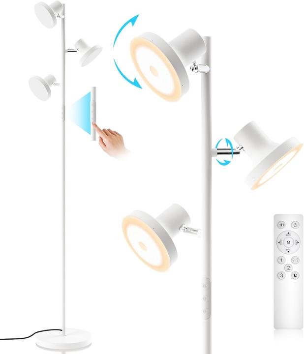 LS LED Stehlampe Tres-Flex Weiss (2500 lm)
