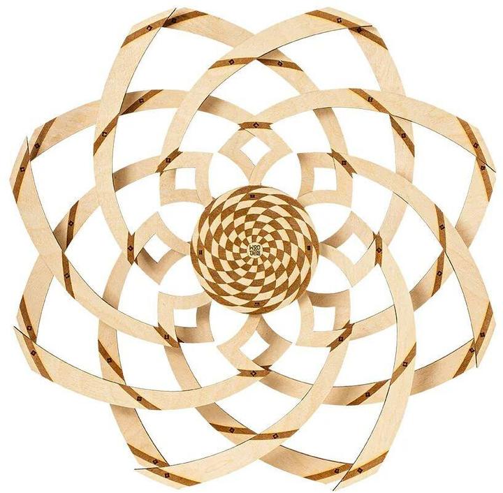 Immagine prodotto Wood Trick Vortice ipnotico - Kit di costruzioni in legno 3D