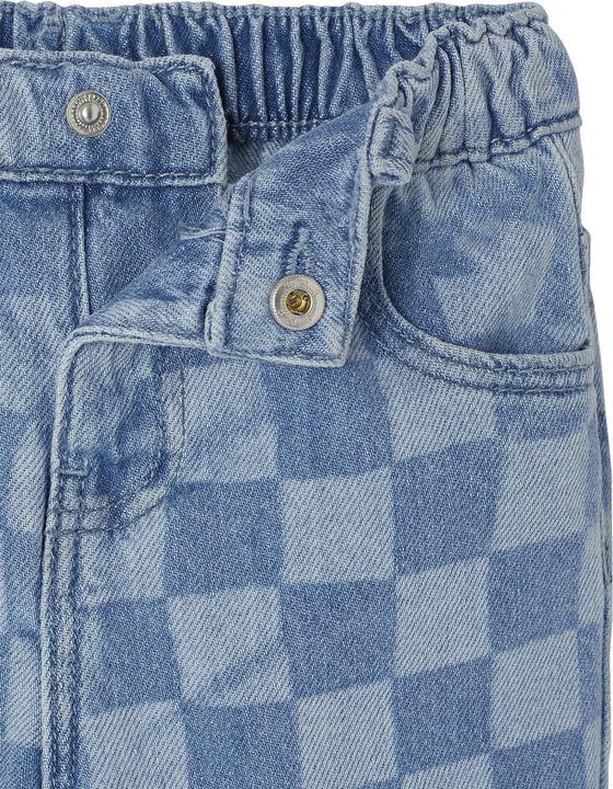 Produktbild Vertbaudet Baby Jeans mit Schachbrettmuster und Dehnbund (104)