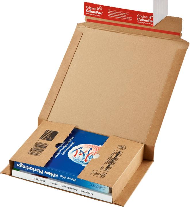 Colompac ® Versandkarton Innenmasse: 30,7x-7,5x24,5 cm (BxHxT) Aussenmasse: 35x-7,8x25 cm (BxHxT) (20 x)
