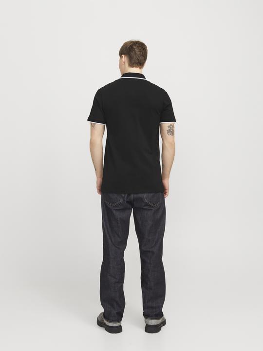 Actual product image Jack & Jones Single-coloured polo collar polo shirt Poloshirt (XL)