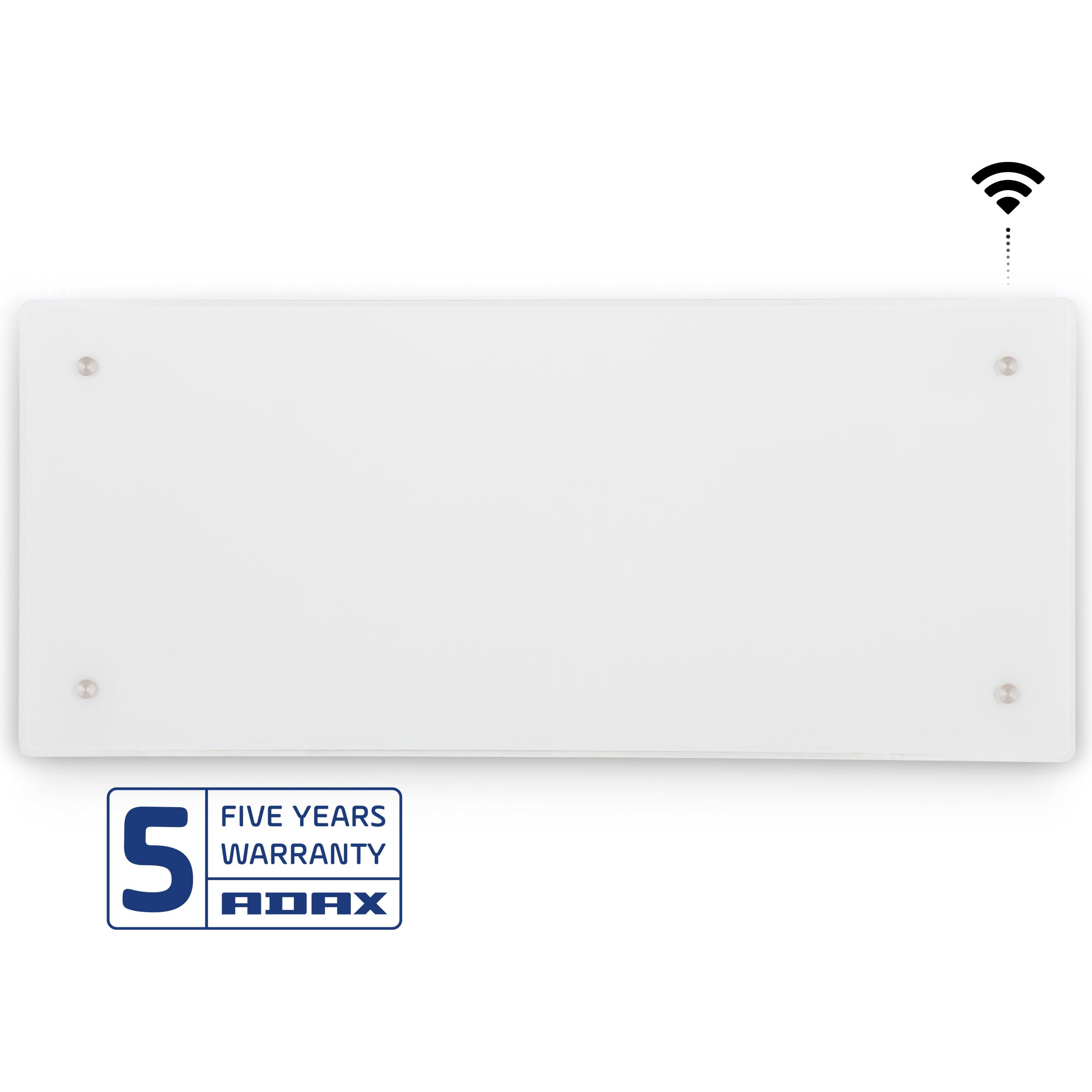 Adax Glass heating surface Clea H 12 KWT, 1200W 230V with WiFi