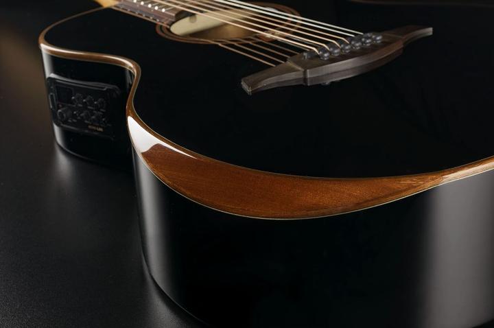 Image du produit Lâg Guitars Tramontane T118ABCE-BLKW schwarz (Guitare occidentale)
