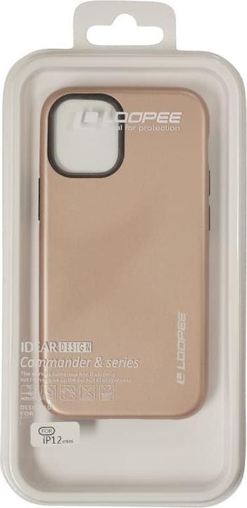 Produktbild Loopee iPhone 12 Mini - Backcase, robust mit Outdoor-Schutz, Roségold (Apple iPhone 12 mini)