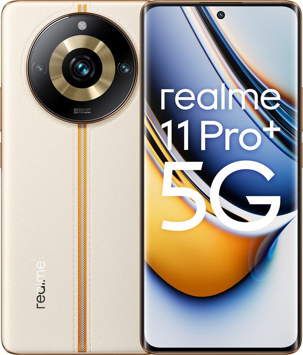 realme 11 Pro+ (512 Go, Sunrise Beige, 6.70", Double SIM, 5G)
