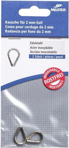 Produktbild Meister Kauschen INOX für 4mm Seile (0.00 m)