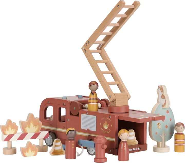 Actual product image Little Dutch Feuerwehrauto Set