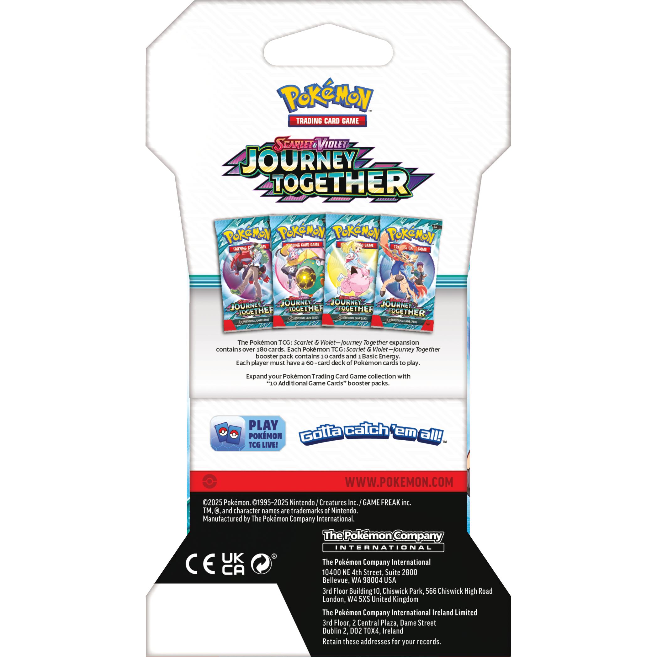 Thumbnail - Pokémon P-EN SV09 'Journey together' PREMIUM Checklane Blister (Englisch)
