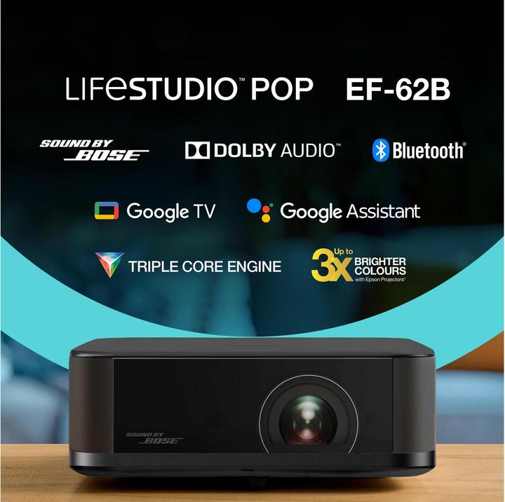 Produktbild Epson Lifestudio Pop - EF-62B (4K, 700 lm, 1.2:1)