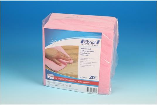 Immagine prodotto Ebnat Panno multiuso rosso 20pz 38x40cm (20 pz.)