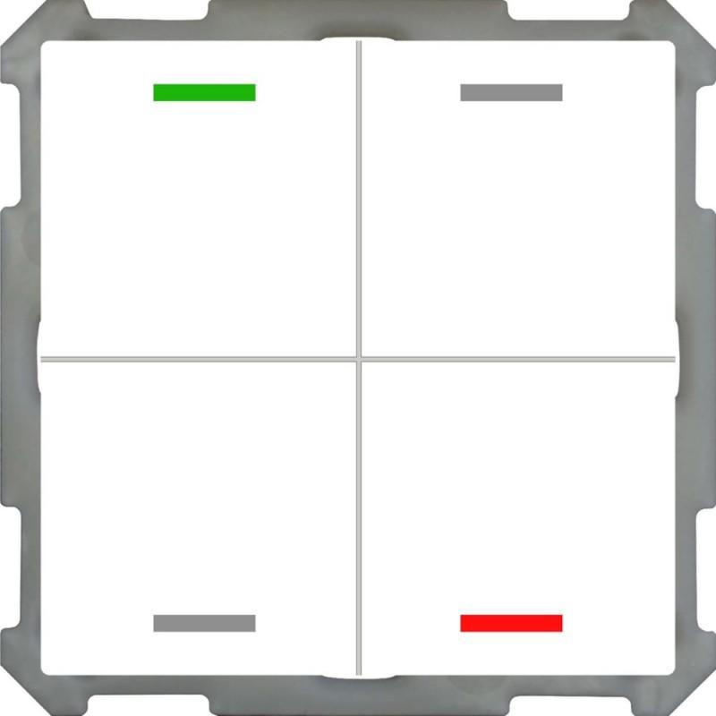 MDT Taster, Taster + Schalter, Weiss