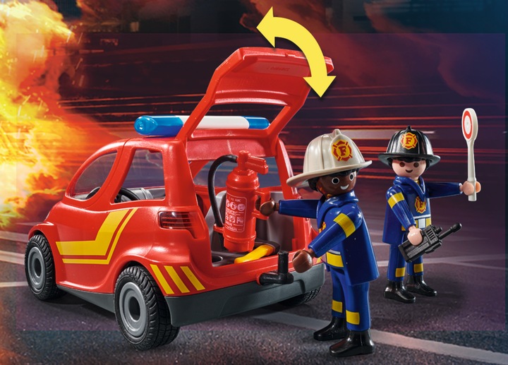 Actual product image Playmobil 71035 Fire brigade small car (71035, Playmobil City Action)