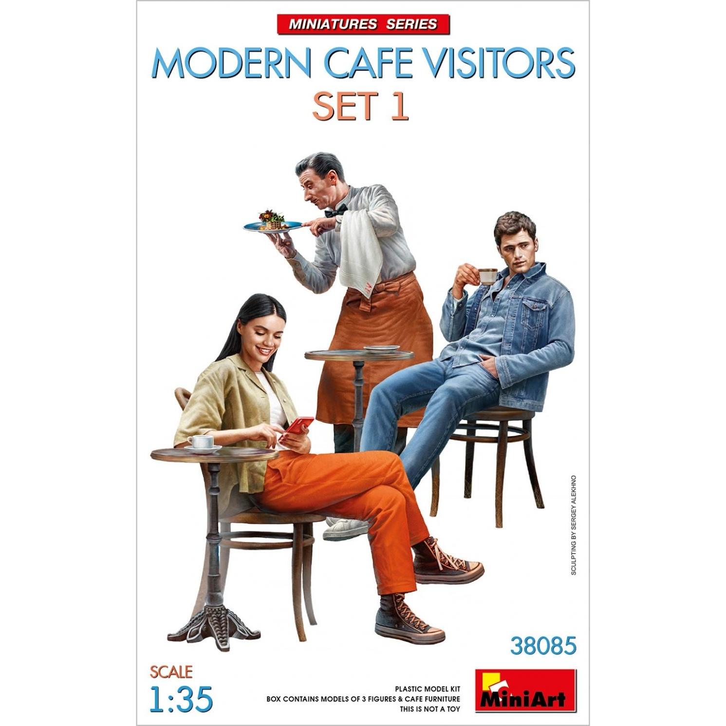 Other 1:35 Kellner und Café Besucher - Set