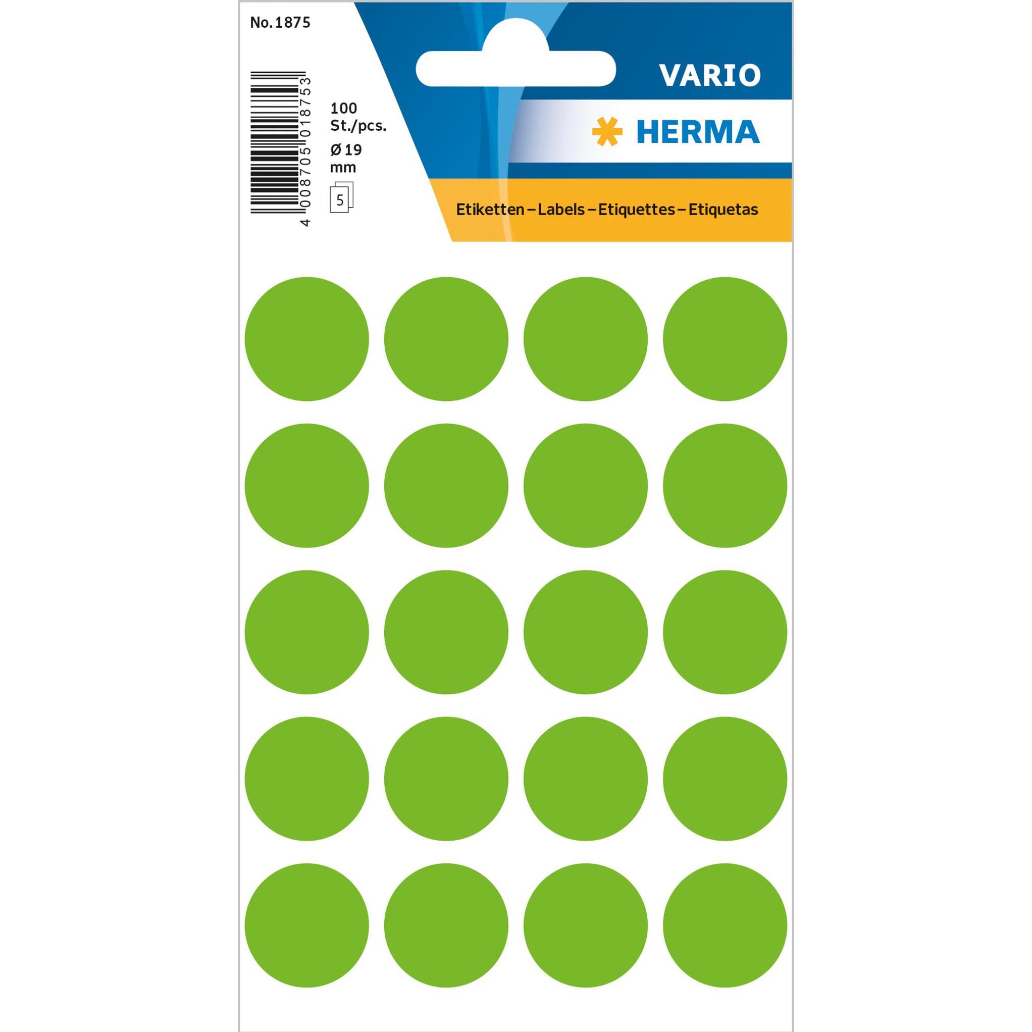 Herma, Etiketten, Vario Farbpunkte, Kleinpackung