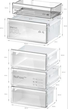 Image du produit Bosch Hausgeräte KGN367ICT (321 l)