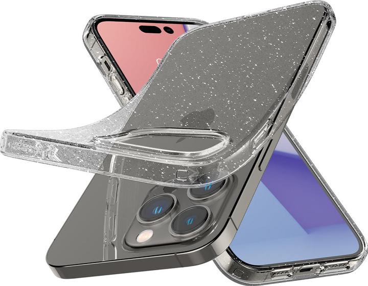 Actual product image Spigen LIQUID CRYSTAL "IPHONE 14 PRO BLITTER" CRYSTAL (Apple iPhone 14 Pro)