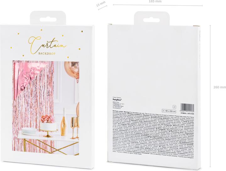 Actual product image Partydeco Party curtain (1 Piece)