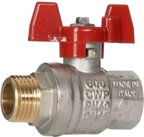 Produktbild RS PRO BSPP 12.7mm Kugelventil aus Messing 40bar 580psi