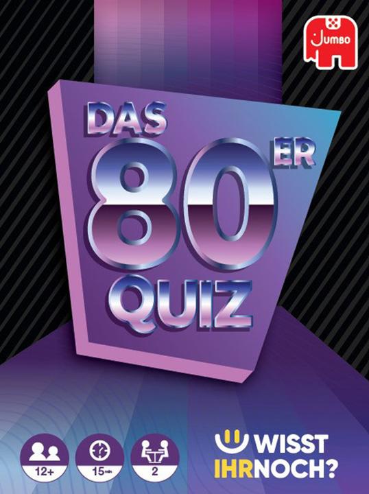 Actual product image Jumbo Das 80er Quiz: Wisst Ihr Noch? (French, German, Italian)