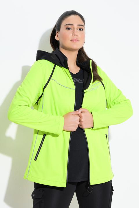 Image du produit Ulla Popken Veste technique HYPRAR 2-en-1, matière déperlante et col montant (54)