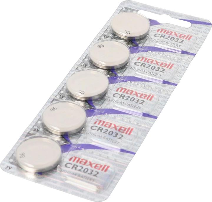 Image du produit Maxell Electronics CR2032 (5 pcs, CR2032, 220 mAh)