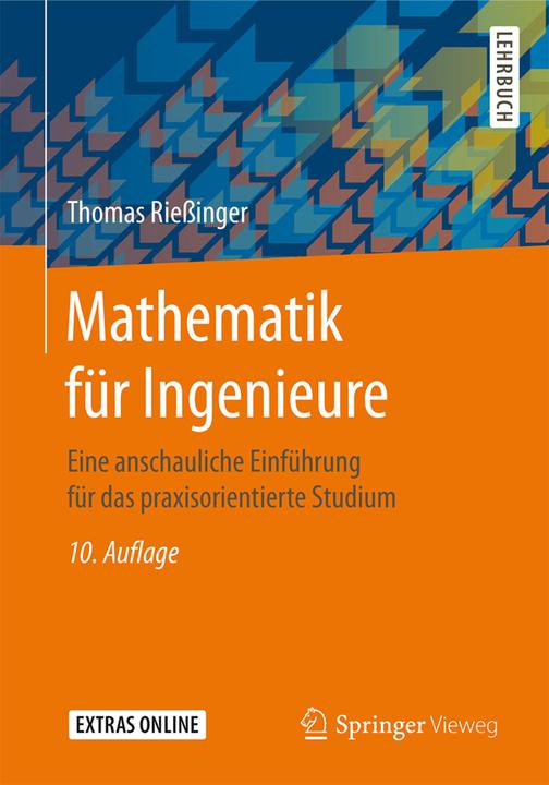 Produktbild Mathematik für Ingenieure (Deutsch, Thomas Rießinger, 2017)