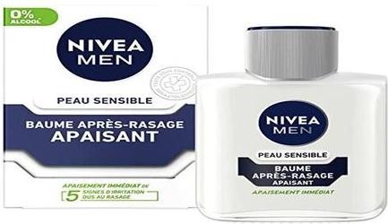 NIVEA MEN Balsamo dopobarba per pelli sensibili 100ml Arricchito con camomilla e amamelide (Balsamo dopobarba, 100 ml)