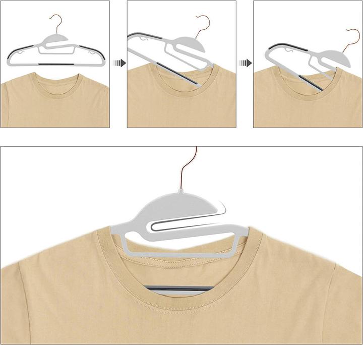 Produktbild Songmics Kleiderbgel 30er Set (30x)