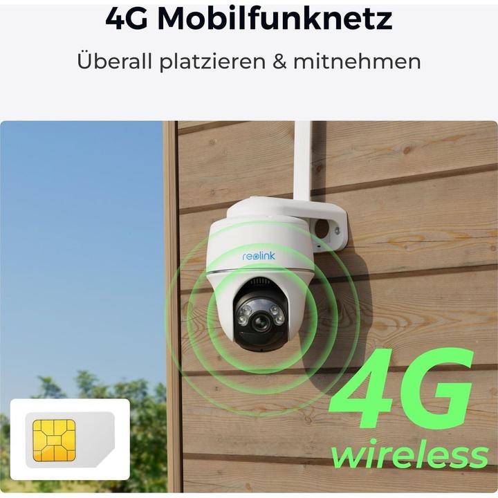 Produktbild Reolink Go G430 2K PT LTE-Kamera inkl. Solarpanel (2560 x 1440 Pixels)