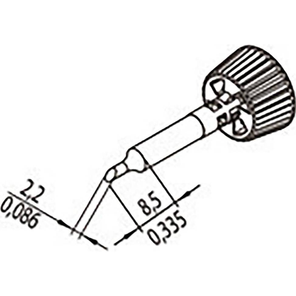 Thumbnail - Ersa 0142ADLF22/SB Lötspitze Spitzen-Grösse 2.20 mm Inhalt 1 St. (Lötkolben), Lötgerät Zubehör