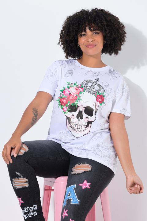 Actual product image Angel of Style T-Shirt, oversized, Totenkopf (42)