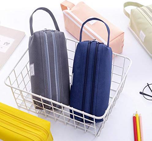 Produktbild Only-Bags.Store Mäppchen Grosse Kapazität Federmäppchen Oxford-Tuch Stiftemäppchen Etui Schule Teenager Pencil Case