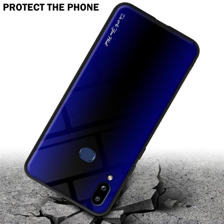 Productafbeelding Cadorabo TPU gestreepte glasplaat (Samsung Galaxy A10s, Samsung Galaxy M01s)